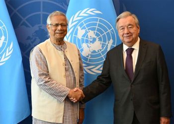 নির্বাচন আয়োজনে জাতিসংঘ মহাসচিবের সহযোগিতা চাইলেন প্রধান উপদেষ্টা