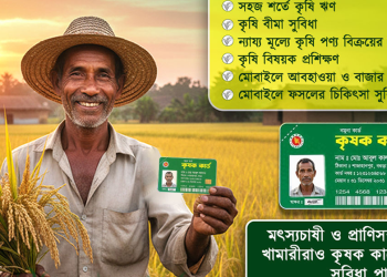 প্রাথমিকভাবে ‘কৃষক কার্ড’ চালু হচ্ছে যে ৯ উপজেলায়